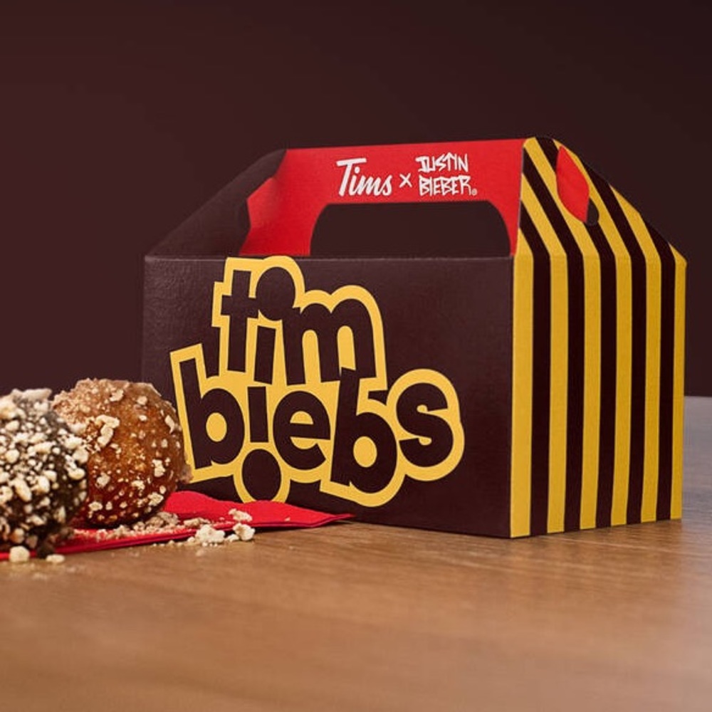 TIM HORTONS x Justin Bieber | Tim Biebs Boxes, Empty, Pack of 2